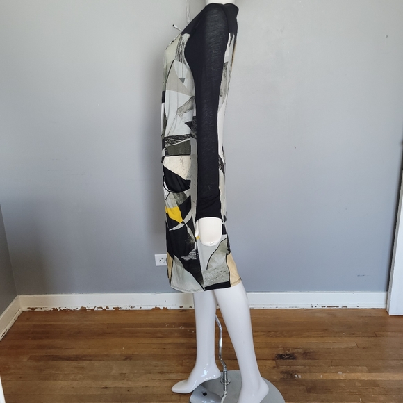 Helmut Lang Printed Dress, VGUC, Size L - Picture 5 of 8